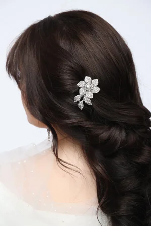 rosemuse Tweed chubby hair pin set ホワイト Rosé Muse tweed chubby hair pin set ホワイト - メルカリ